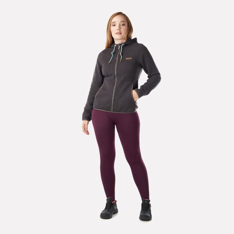Chaqueta Mujer Alamo Blend-Pro Hoody Jacket Gris Medio Lippi I23-5