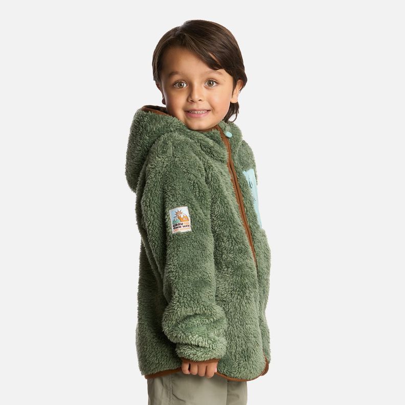 Polar Niño Bear Shaggy-Pro Hoody Jade Oscuro Lippi I25-1