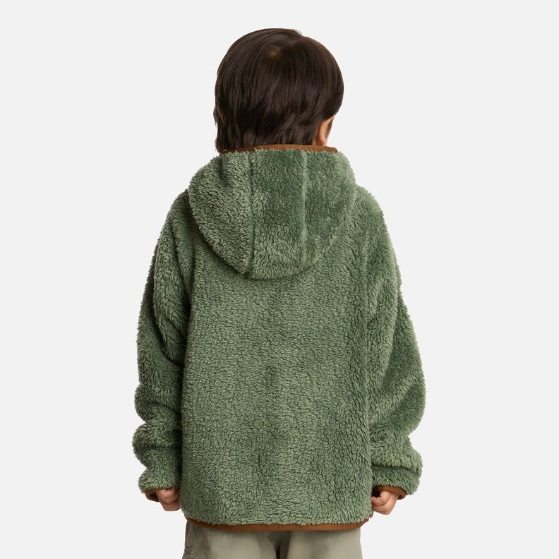 Polar Niño Bear Shaggy-Pro Hoody Jade Oscuro Lippi I25-2