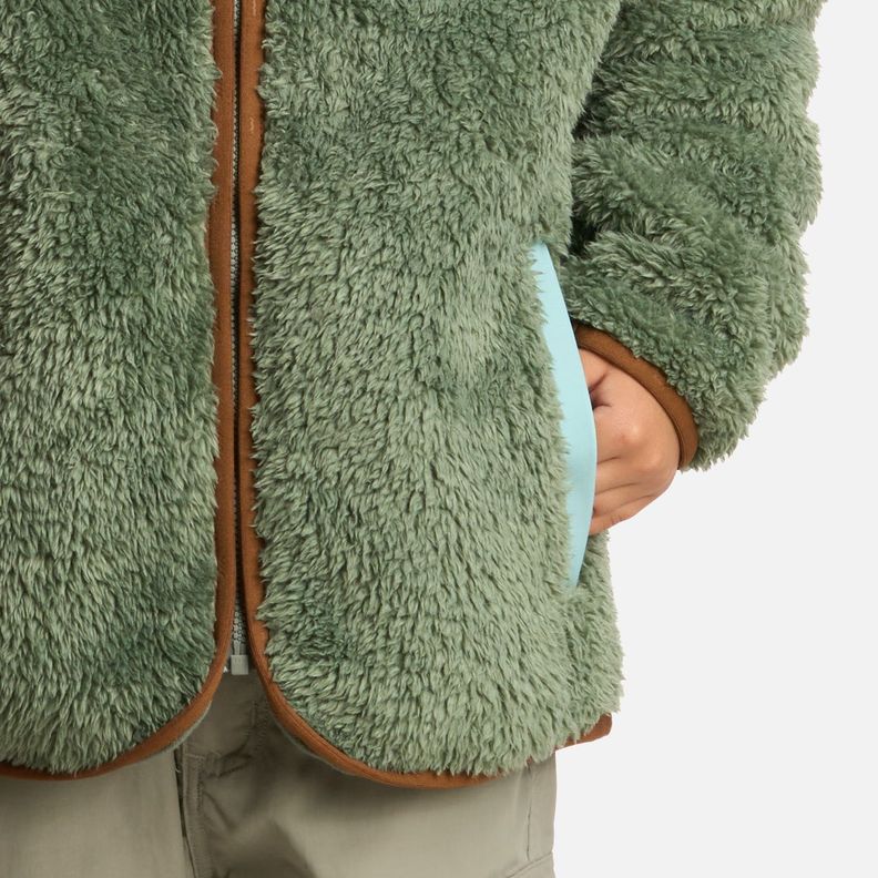 Polar Niño Bear Shaggy-Pro Hoody Jade Oscuro Lippi I25-4