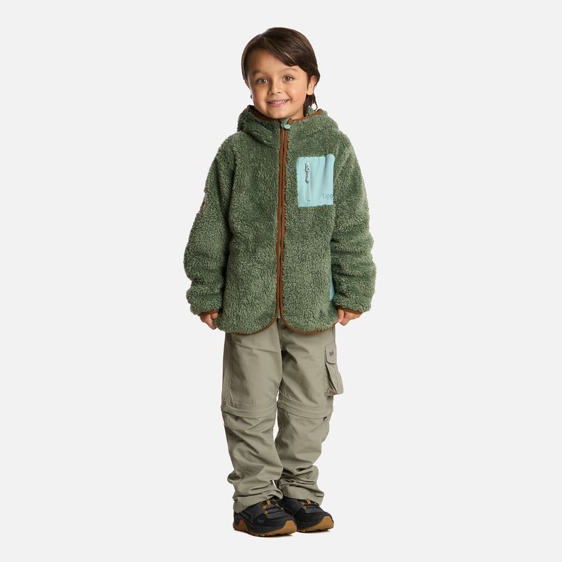 Polar Niño Bear Shaggy-Pro Hoody Jade Oscuro Lippi I25-5
