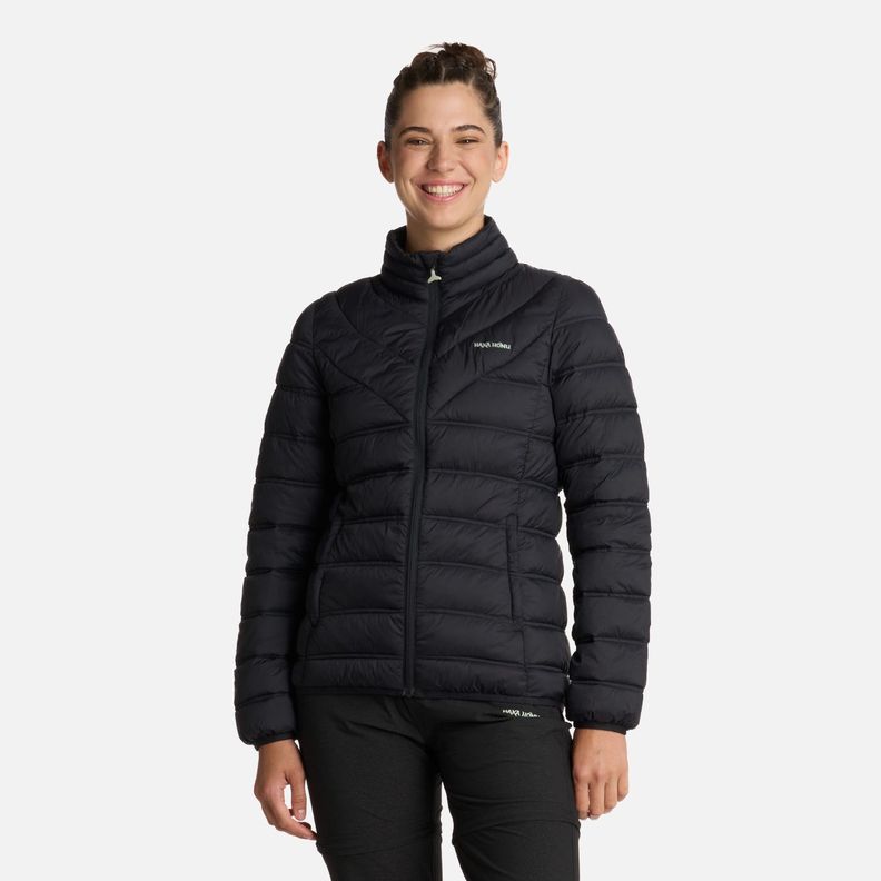 Chaqueta Mujer Ultraliviana Negro Haka Honu I25-0