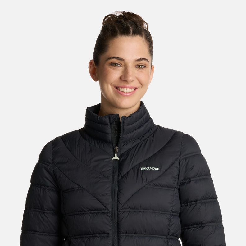 Chaqueta Mujer Ultraliviana Negro Haka Honu I25-3
