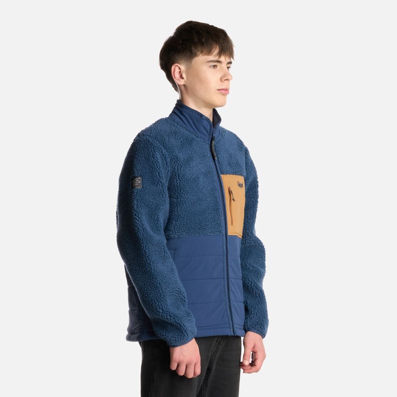 Polar Teen Boy Glaciar Sherpa-pro Jacket Azul Lippi I25-1