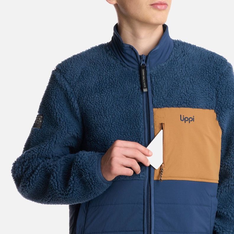 Polar Teen Boy Glaciar Sherpa-pro Jacket Azul Lippi I25-3