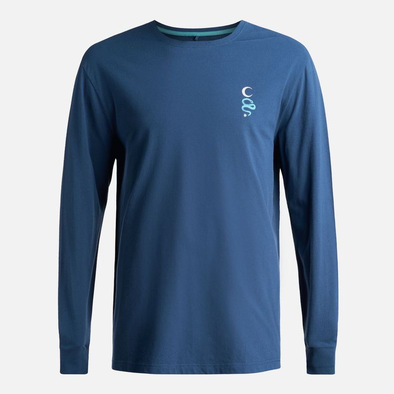 Polera Hombre Norte Sur Azul Oscuro Haka Honu-0