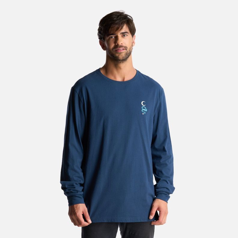 Polera Hombre Norte Sur Azul Oscuro Haka Honu-1