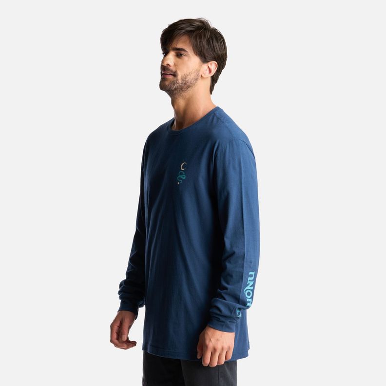 Polera Hombre Norte Sur Azul Oscuro Haka Honu-2