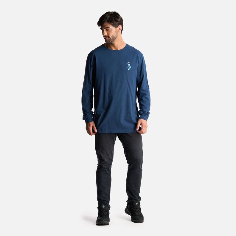 Polera Hombre Norte Sur Azul Oscuro Haka Honu-6