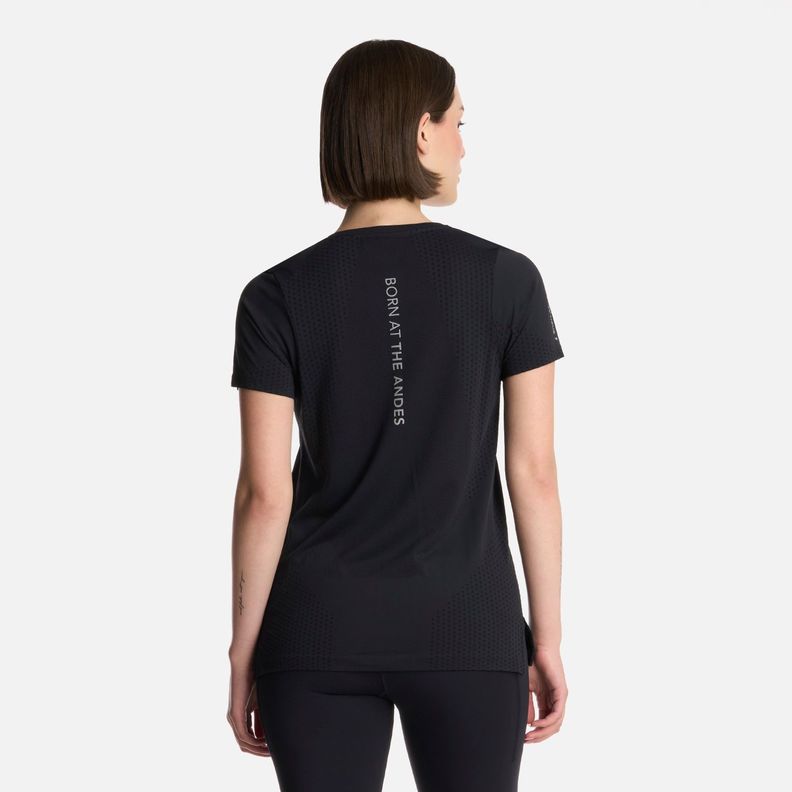 Polera Mujer 4 Run Seamless Trail Short Sleeve Negro Lippi-2