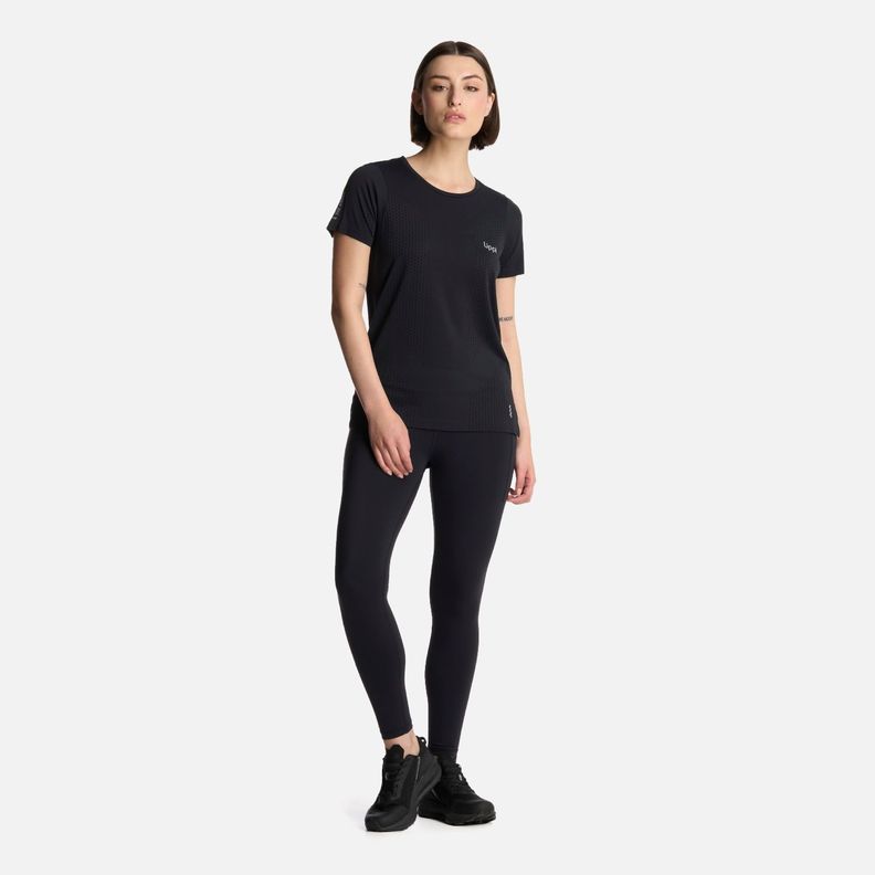 Polera Mujer 4 Run Seamless Trail Short Sleeve Negro Lippi-4
