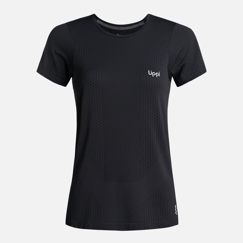Polera Mujer 4 Run Seamless Trail Short Sleeve Negro Lippi-5