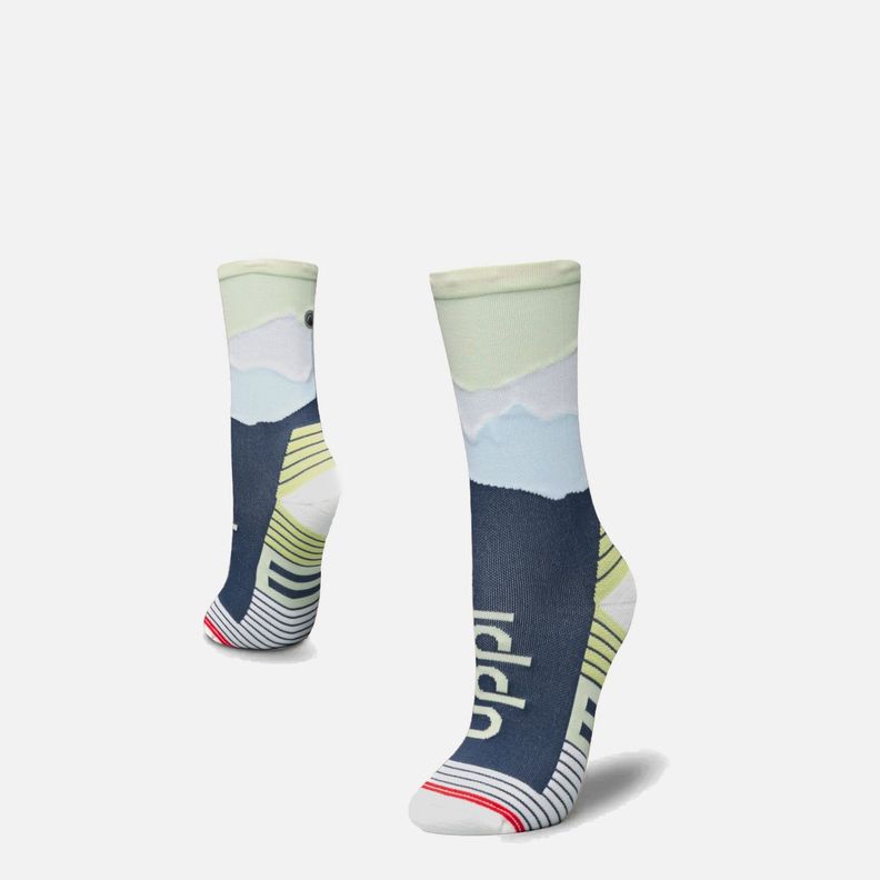 Calcetines Mujer Andes Run Socks Mid Azul Marino Lippi V26 S-M