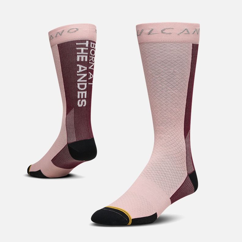 Calcetin Unisex Vulcano Bike Socks Rosa Lippi-0