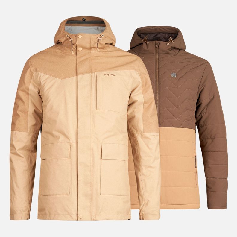 Chaqueta Hombre Perro Guapo Camel Haka Honu-0