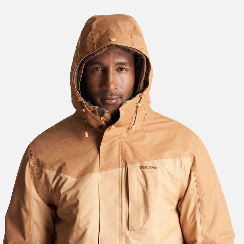 Chaqueta Hombre Perro Guapo Camel Haka Honu-4