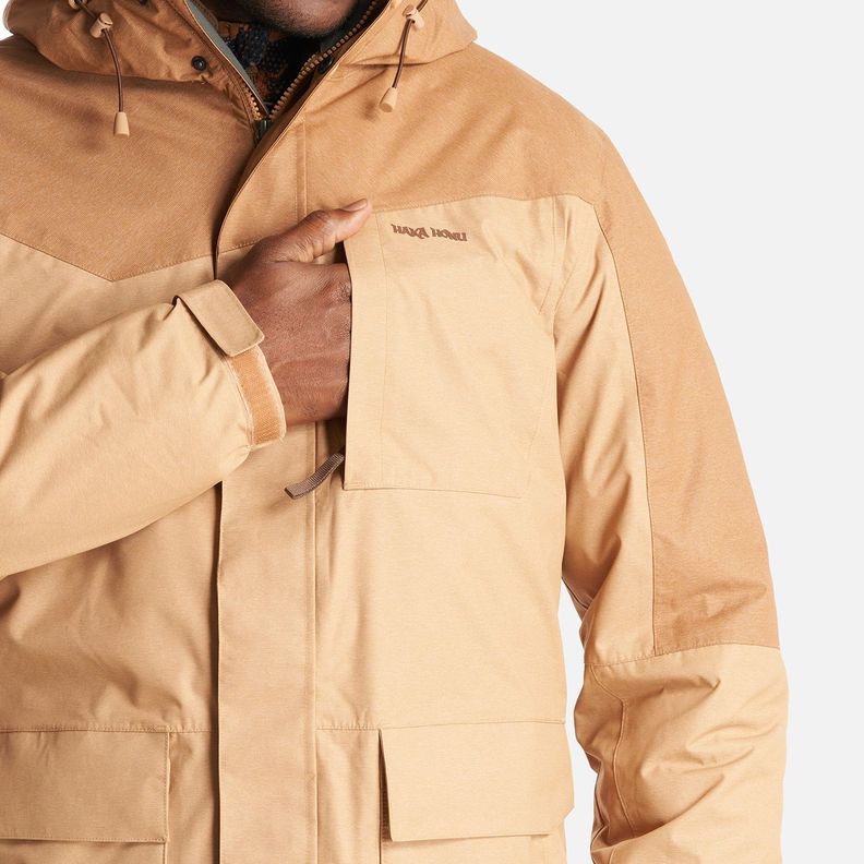 Chaqueta Hombre Perro Guapo Camel Haka Honu-5