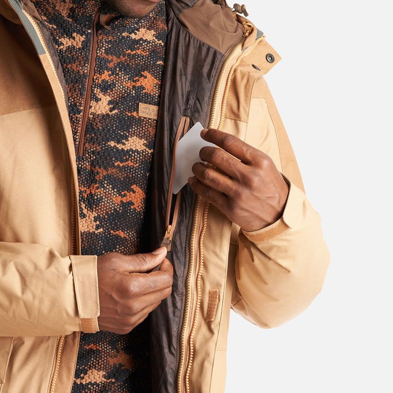 Chaqueta Hombre Perro Guapo Camel Haka Honu-6