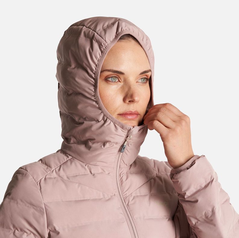 Chaqueta Mujer Snowmass Steam-Pro 14 zip Rosa Claro Lippi-5