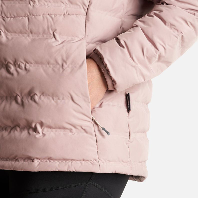 Chaqueta Mujer Snowmass Steam-Pro 14 zip Rosa Claro Lippi-6