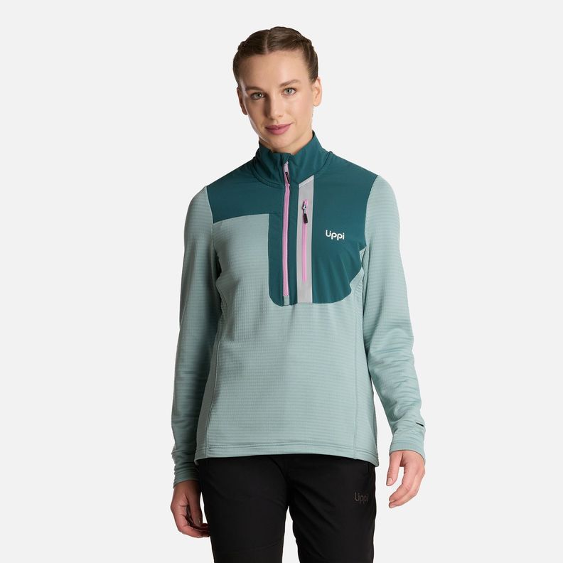 Polerón Mujer Karova Nano-f 14 Zip Jade Lippi I25-0