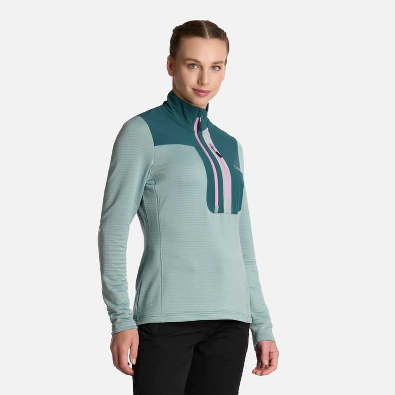 Polerón Mujer Karova Nano-f 14 Zip Jade Lippi I25-1