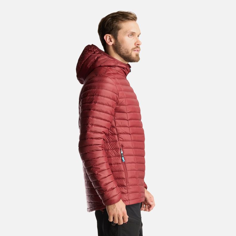 Chaqueta Hombre Peak Down Hoody Jacket Burdeo Lippi-2
