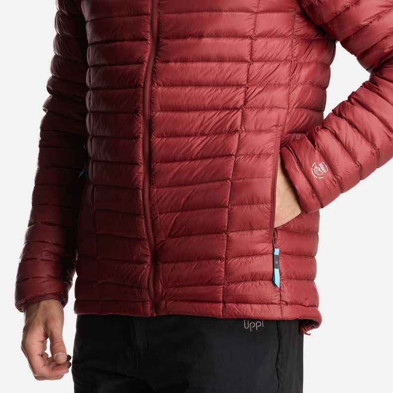 Chaqueta Hombre Peak Down Hoody Jacket Burdeo Lippi-5
