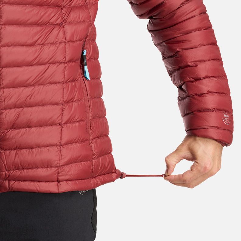 Chaqueta Hombre Peak Down Hoody Jacket Burdeo Lippi-6