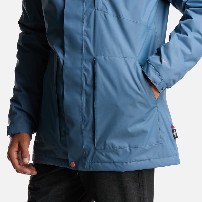 Chaqueta Hombre Terranova Azul Piedra Haka Honu-4