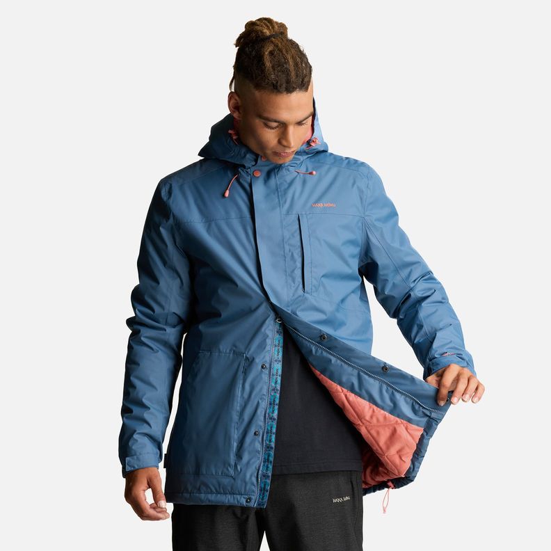 Chaqueta Hombre Terranova Azul Piedra Haka Honu-6