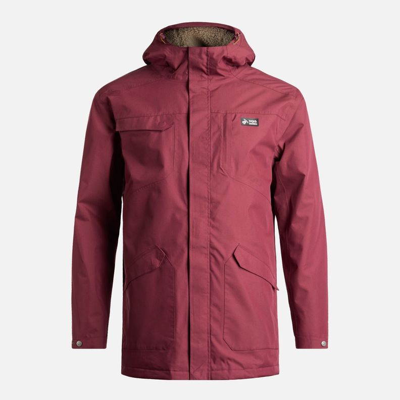 Chaqueta Hombre Yak Burdeo Haka Honu I24-0