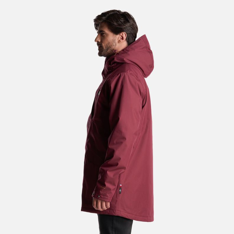 Chaqueta Hombre Yak Burdeo Haka Honu I24-3