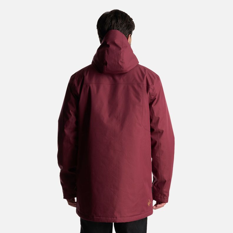 Chaqueta Hombre Yak Burdeo Haka Honu I24-4