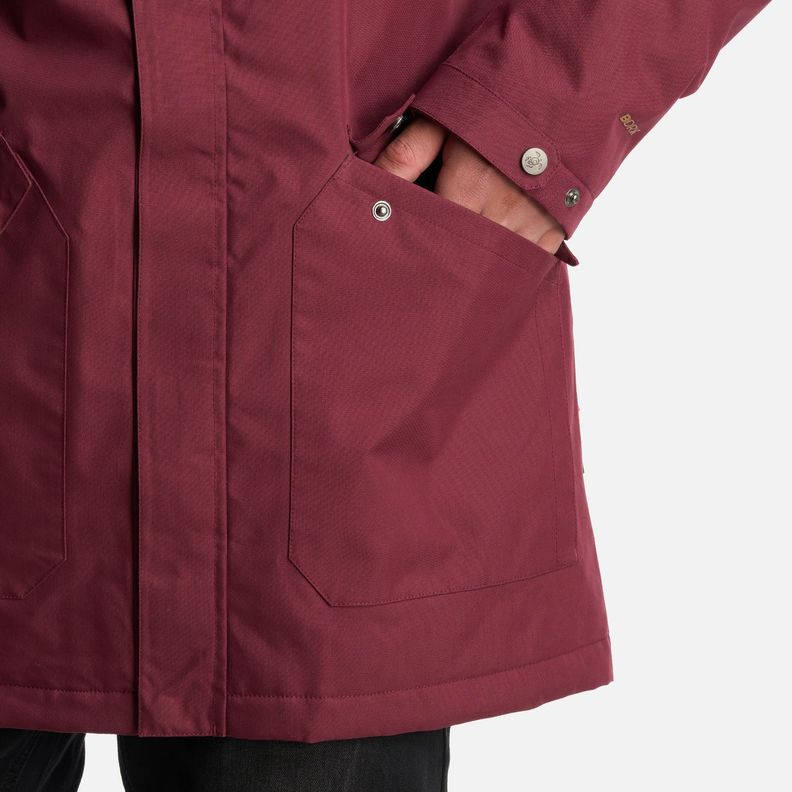 Chaqueta Hombre Yak Burdeo Haka Honu I24-7