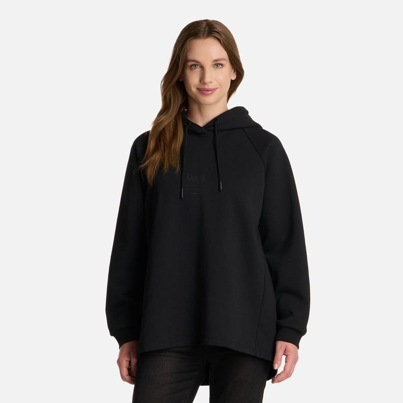 Polerón Mujer Heavy Duty Hoody Sweatshirt Negro Lippi I25-0