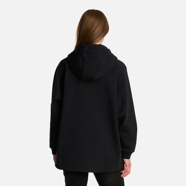 Polerón Mujer Heavy Duty Hoody Sweatshirt Negro Lippi I25-2