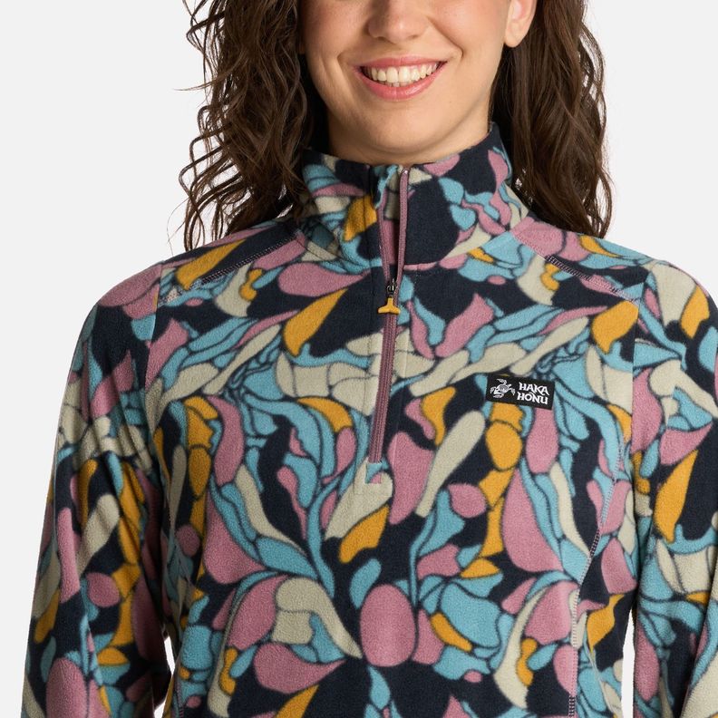 Polerón Mujer Asegurao Print Malva Haka Honu I25-3