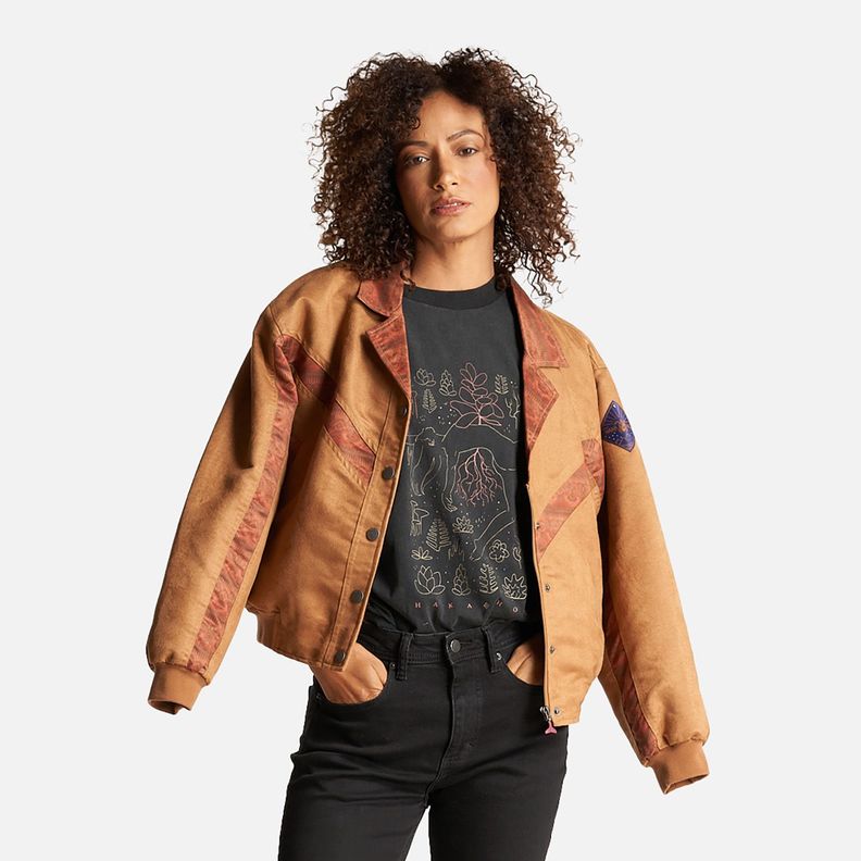 Chaqueta Mujer Viejuja Café Claro Haka Honu-6