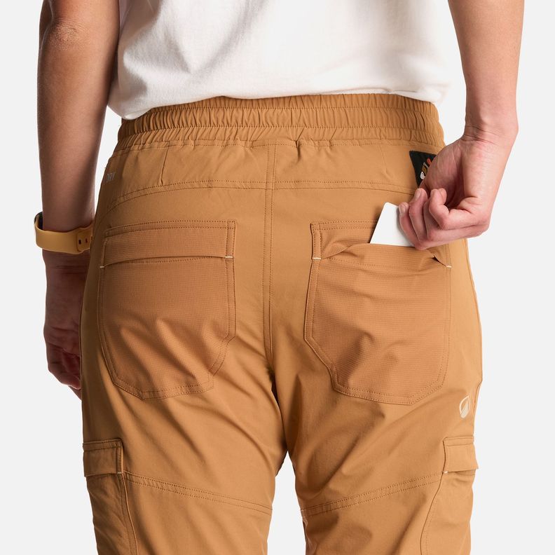 Pantalón Mujer Rock Q-Dry Pants Camel Lippi-5
