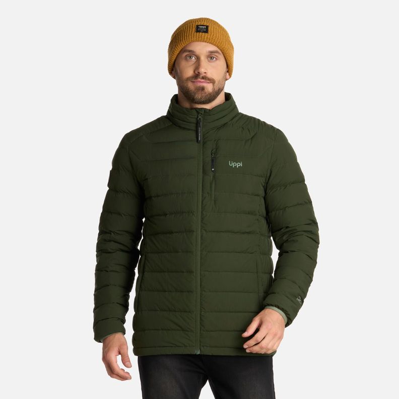 Chaqueta Hombre Aero Down Jacket Verde Militar Lippi I25-0