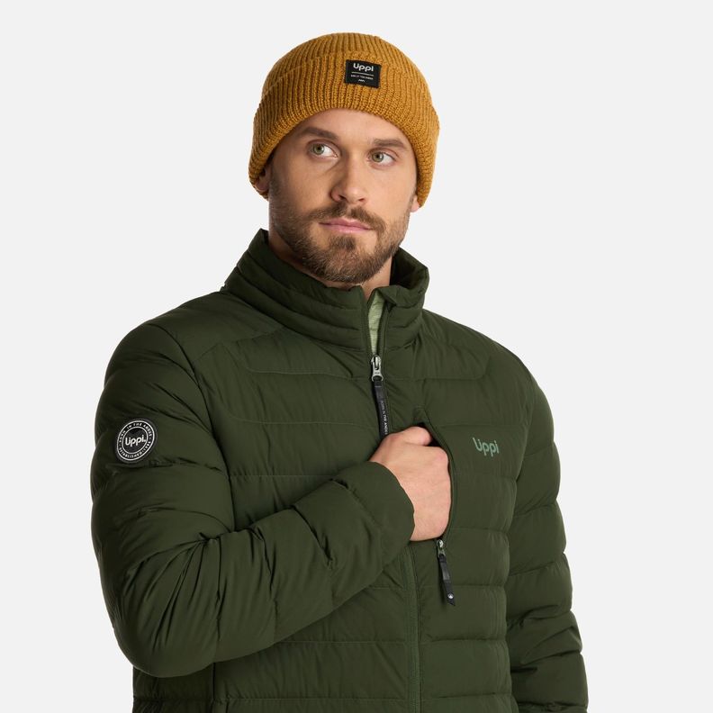 Chaqueta Hombre Aero Down Jacket Verde Militar Lippi I25-3