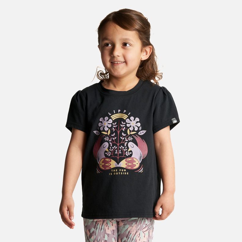 Polera Niña Country T-Shirt Negro Lippi-1