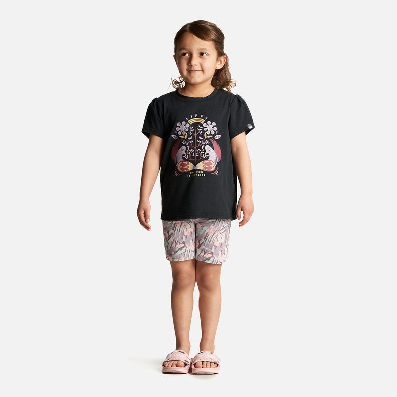 Polera Niña Country T-Shirt Negro Lippi-3