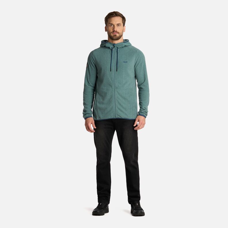 Polar Hombre Stripes NanoF Full Zip Hoody Petroleo Lippi I25-5