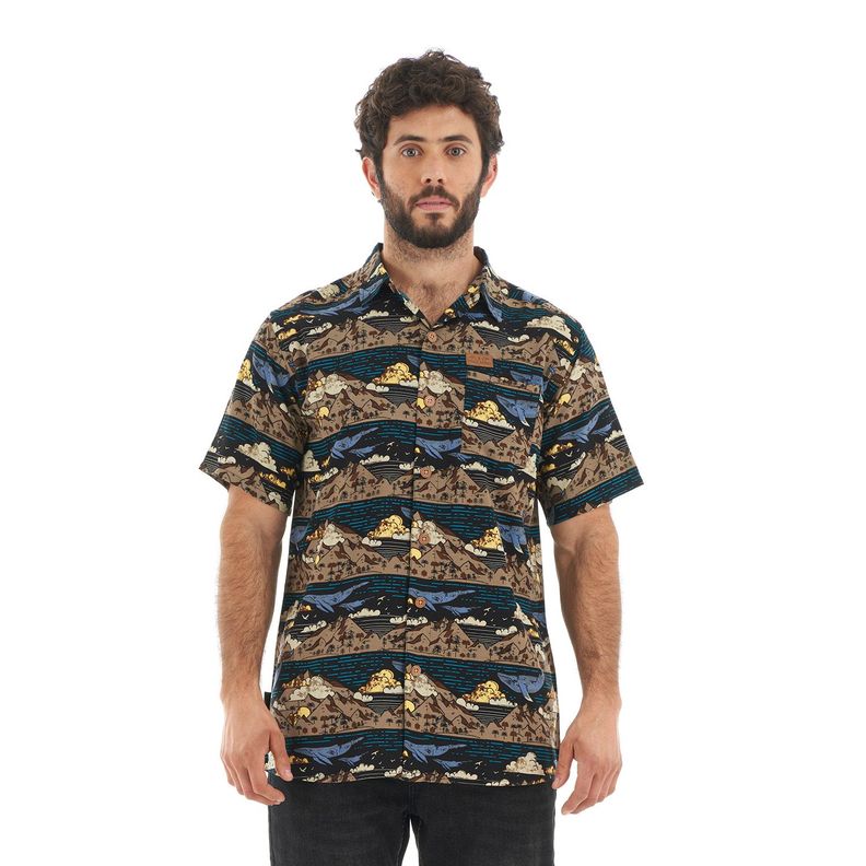 Camisa Hombre Anameizon Grafito Haka Honu-1