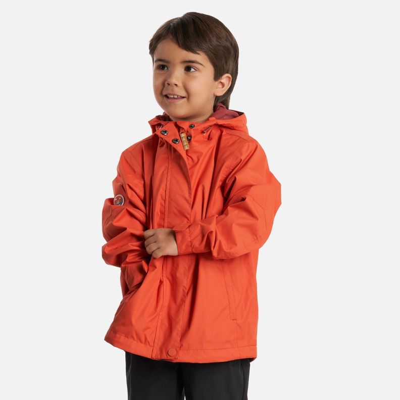 Chaqueta Niño Blizzard B-Dry Hoody Jacket Naranjo Oscuro Lippi-1