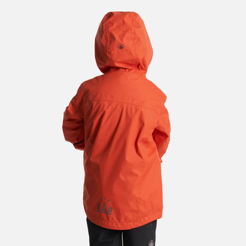 Chaqueta Niño Blizzard B-Dry Hoody Jacket Naranjo Oscuro Lippi-3