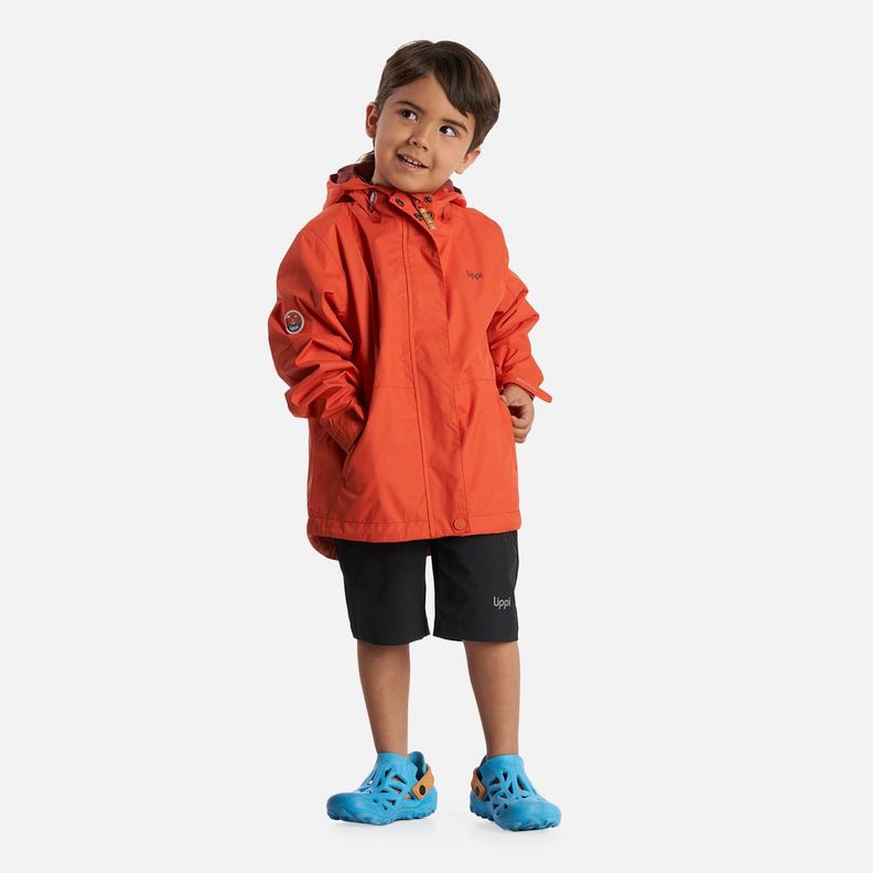 Chaqueta Niño Blizzard B-Dry Hoody Jacket Naranjo Oscuro Lippi-5