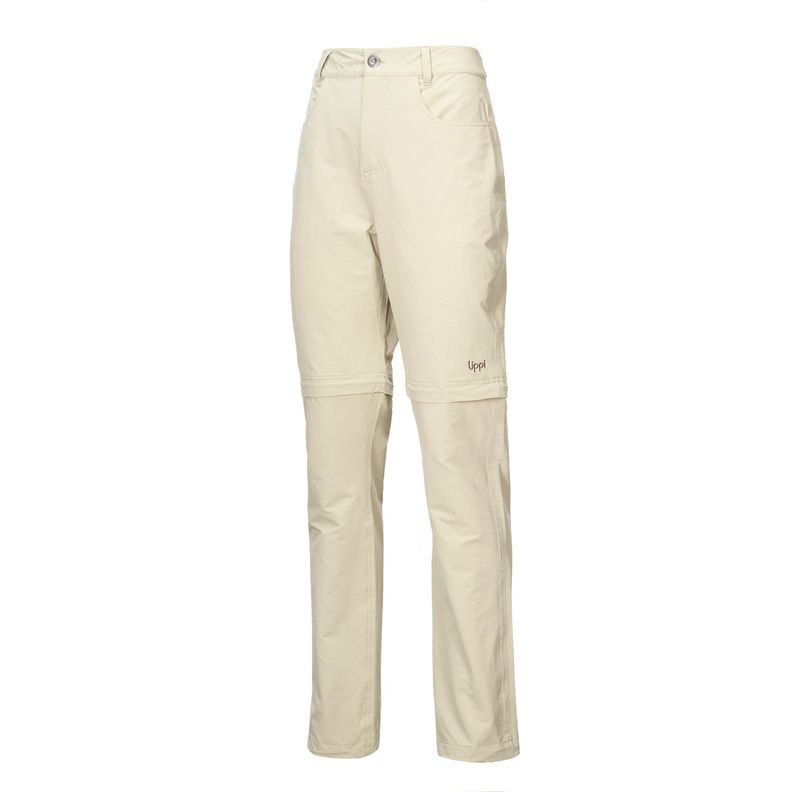 Pantalon Mujer Enduring Mix-2 Q-Dry Pants Crudo Lippi-0